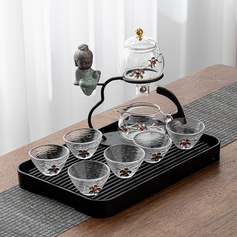 【汀和大福】2023新品！禪意/梅花·銀魚/祥雲創意自動茶具套裝！新店開業，限時下殺！