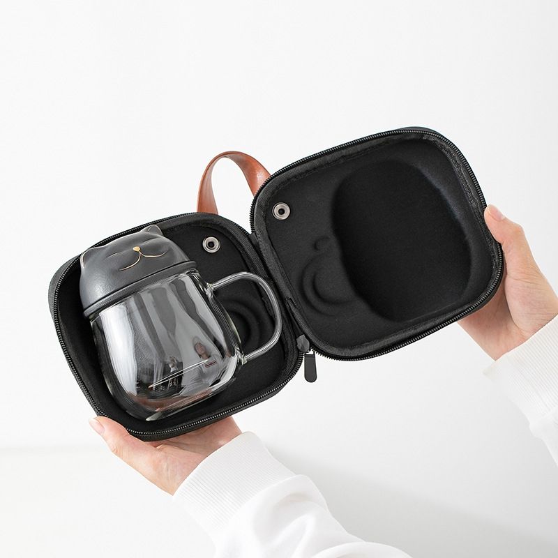 【汀和大福】招財貓玻璃辦公杯 【汀和大福】招財貓玻璃辦公杯