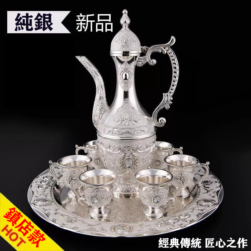 【汀和大福】【用好器,喝好茶】 純手工打造999純銀茶具五件套1290NT$特賣 【汀和大福】【用好器,喝好茶】 純手工打造999純銀茶具五件套1290NT$特賣
